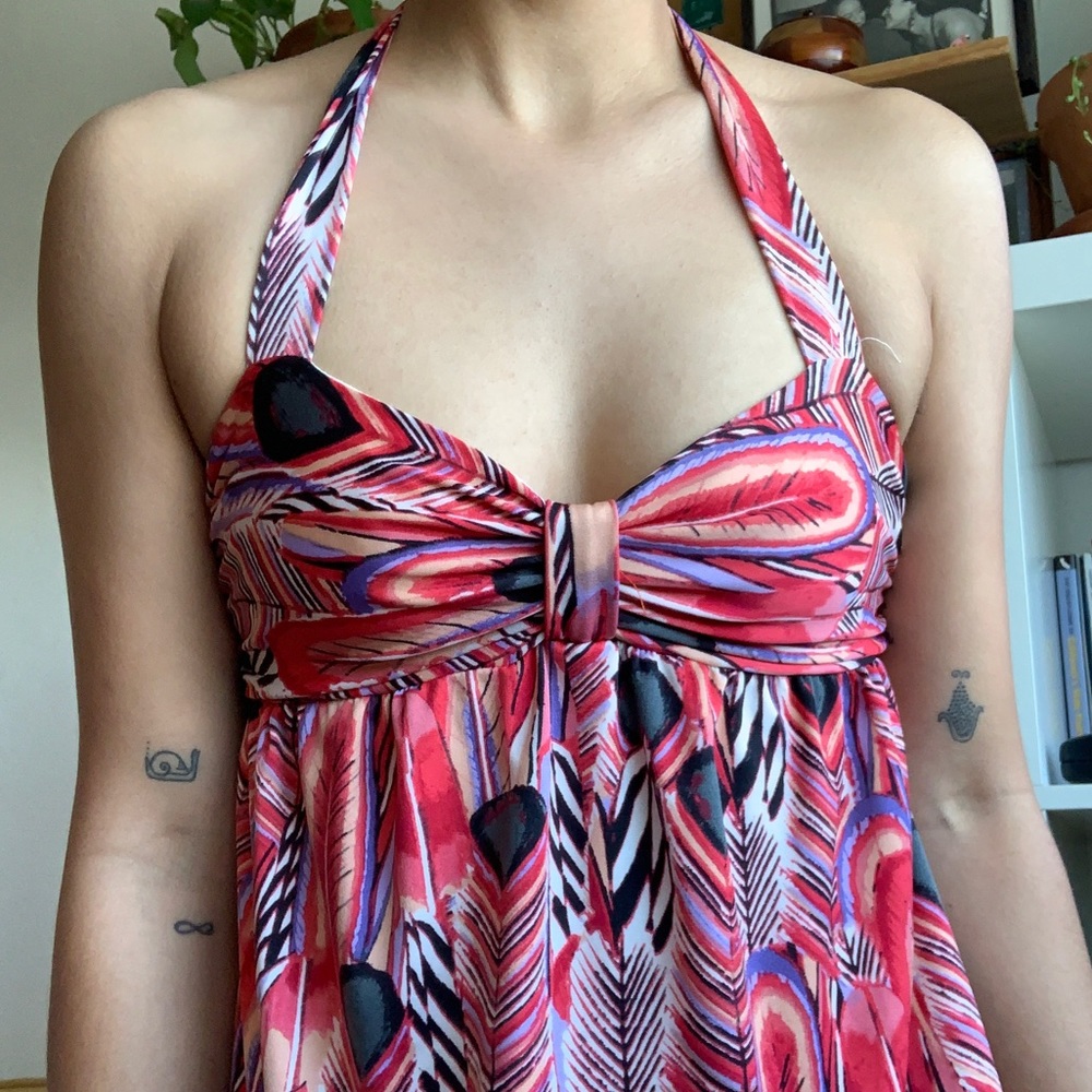 🦩 🦚 Pink Peacock Inspired Johnny Martin Dress